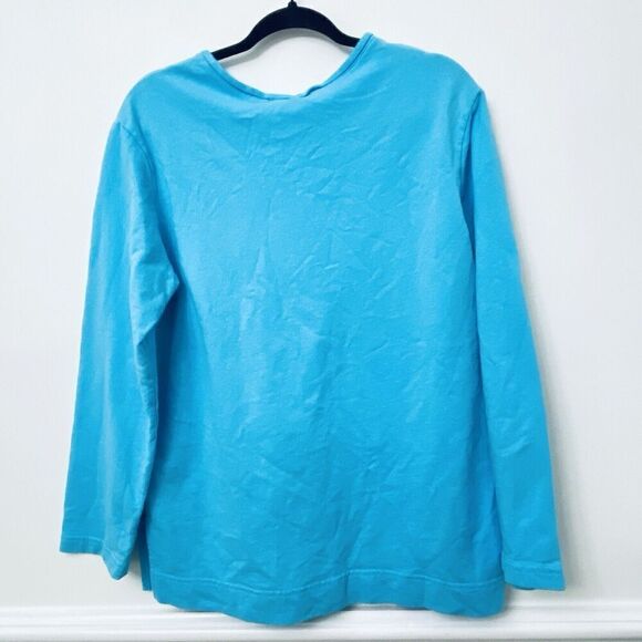 Fresh Produce Womens Blue Small  Cotton Sweatshirt Tunic Top - Picture 2 of 11